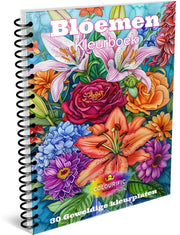 Bloemen kleurboek - Met 30 kleurplaten