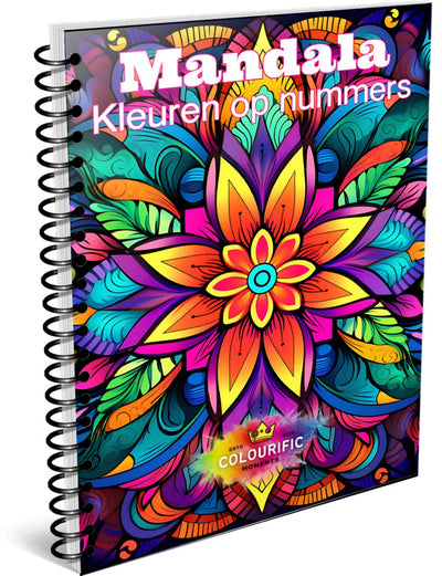 Mandala Kleuren Op Nummers V1  - Met 30 kleurplaten